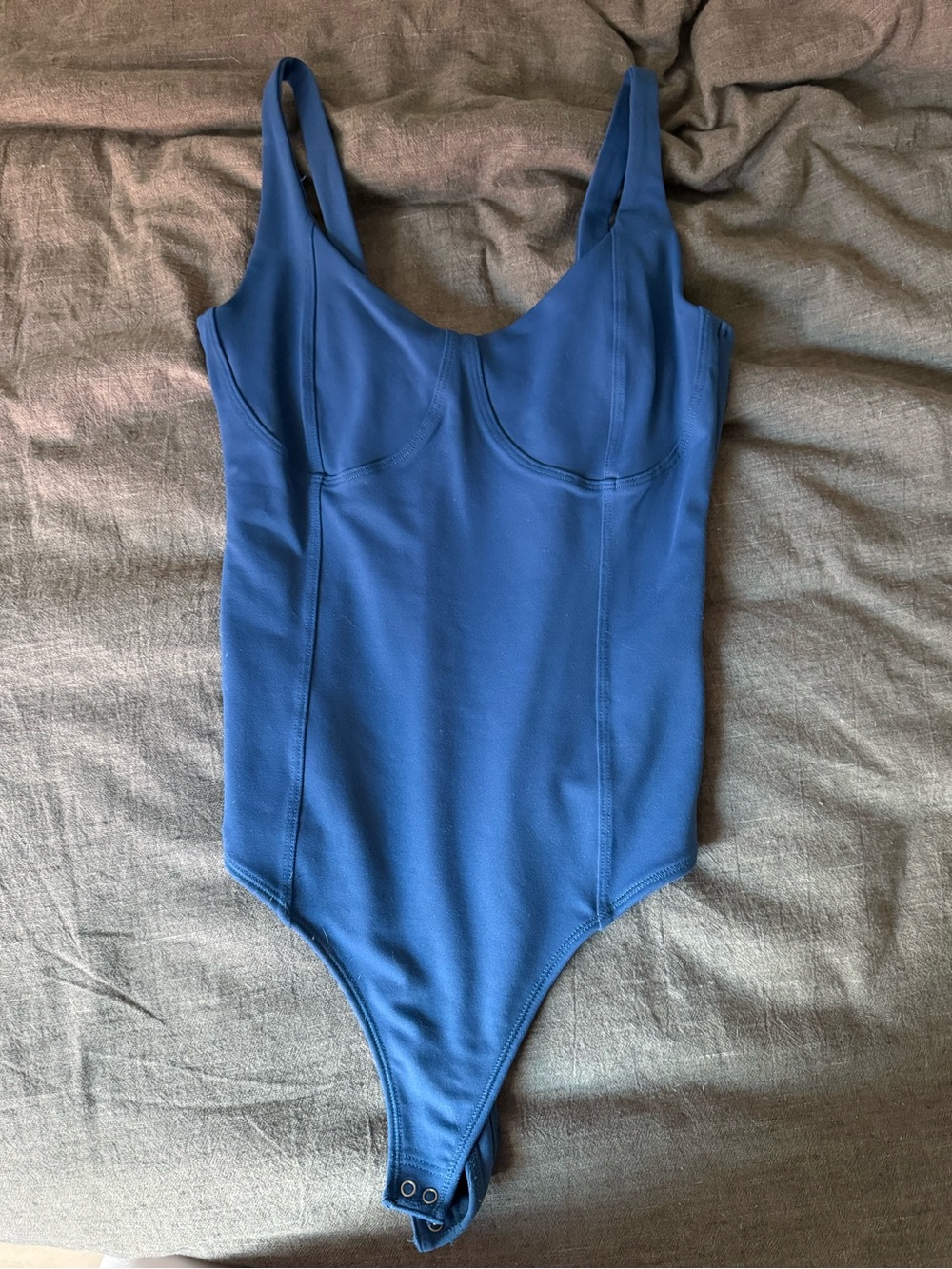 Abercrombie blue tank top bodysuit